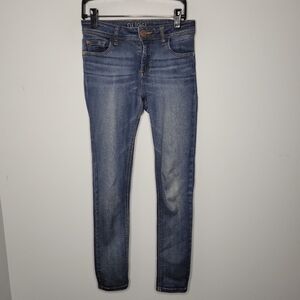 DL1961 Florence Instasculpt Mid-Rise Skinny Ankle Jean Falcon Wash Sz 25 Spring